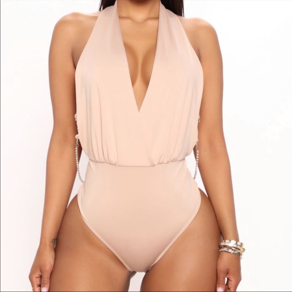 Time bomb rhinestone back bodysuit